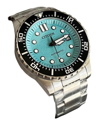 Citizen Automatic Blue Dial Men's Watch Date Indicator NJ0170-83X