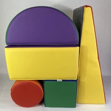ECR4Kids SoftZone Climb Crawl Activity Blocks 5 Piece Replacement Soft Zone Gym