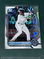 2022 Bowman Chrome Ian Lewis LAVA REFRACTOR /399
