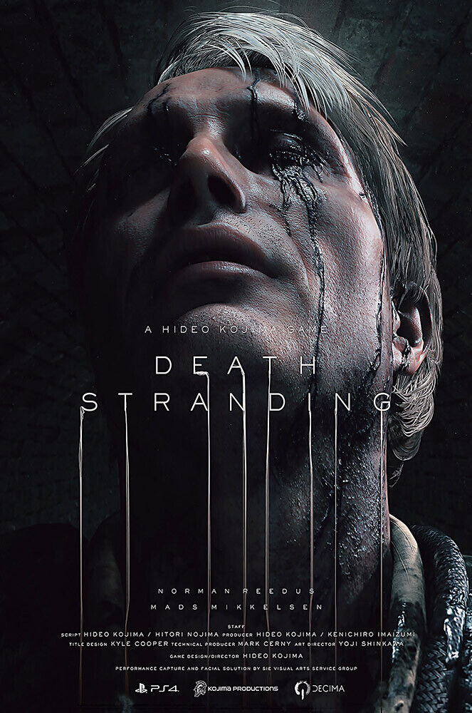 Death Stranding PS4 PS3 XBOX ONE Premium POSTER MADE IN USA Death Stranding PS4 PS3 XBOX ONE Premium POSTER MADE IN USA