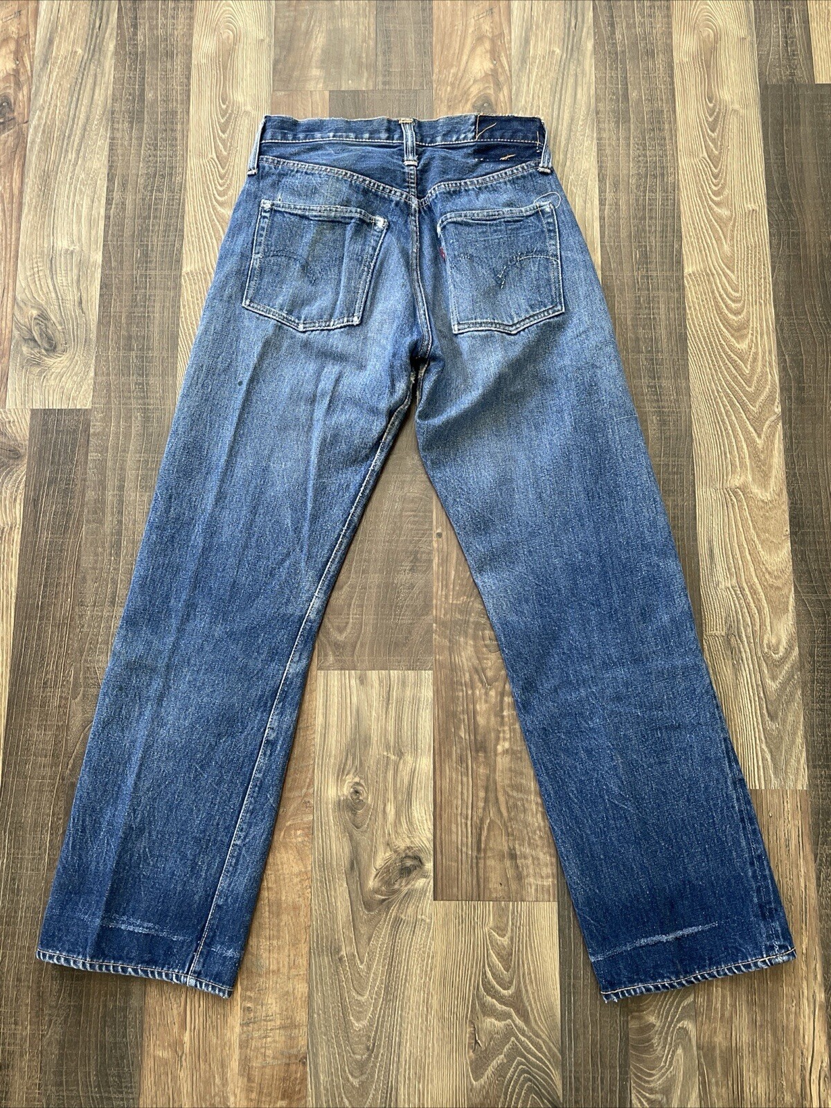 Levi's 501 Z XX Jeans Big E Redline 50s Hidden Rivets Zipper W26 L28 image 4