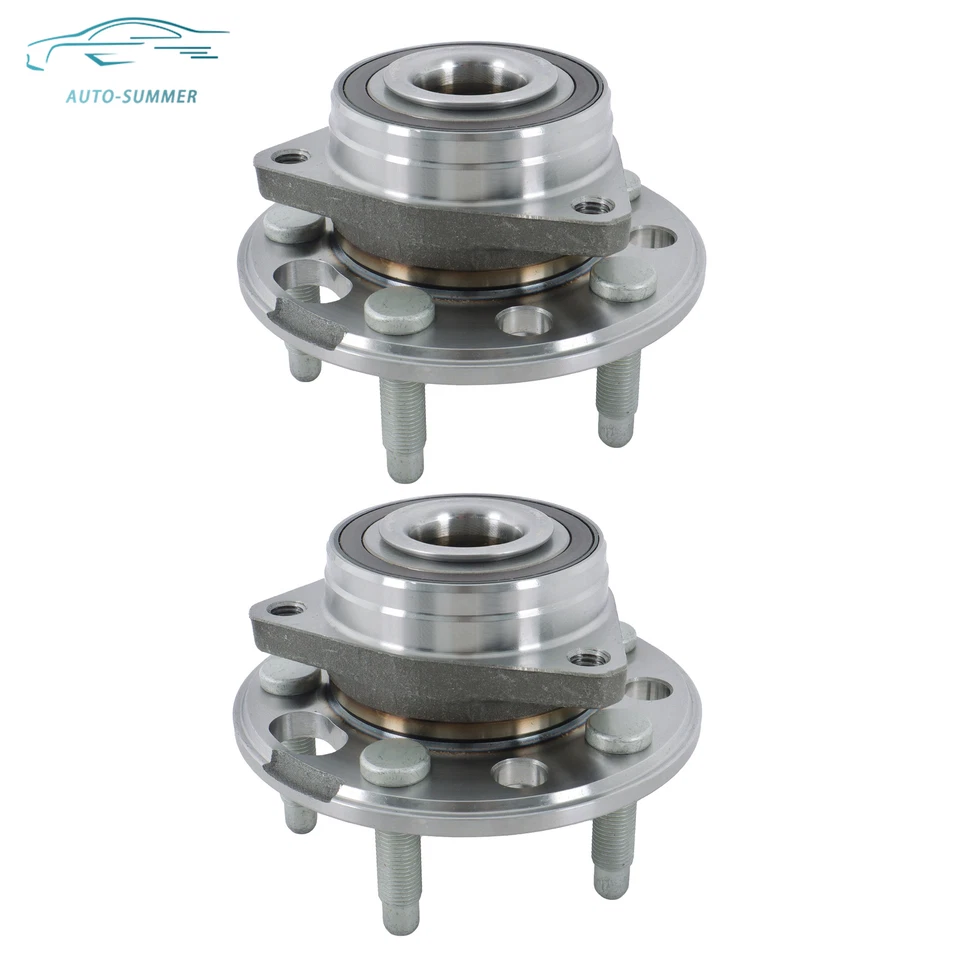 Par de 2 cojinetes de cubo de rueda delantera para Chevy Equinox Malibu GMC Terrain Buick Regal Foto 4 de 4