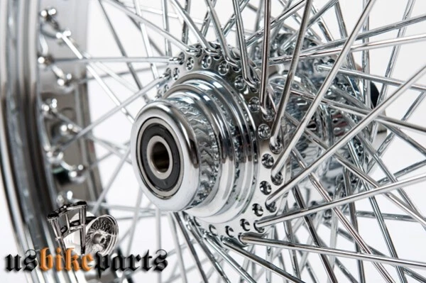 Felge 3,5x16" vorne 80 Speichen 1x Flansch 3/4" passend für Harley-Davidson - Bild 4 von 4