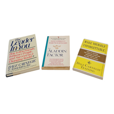 The Leader in You The Aladdin Factor Make Yourself Unforgettable 3 Book Bundle
