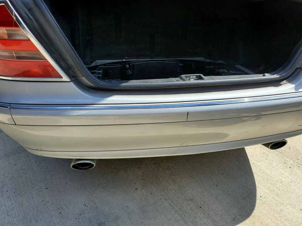 Mercedes-Benz W220 S430 S500 1999 01 02 03 04 05 06 parachoques trasero completo plateado Foto 2 de 3