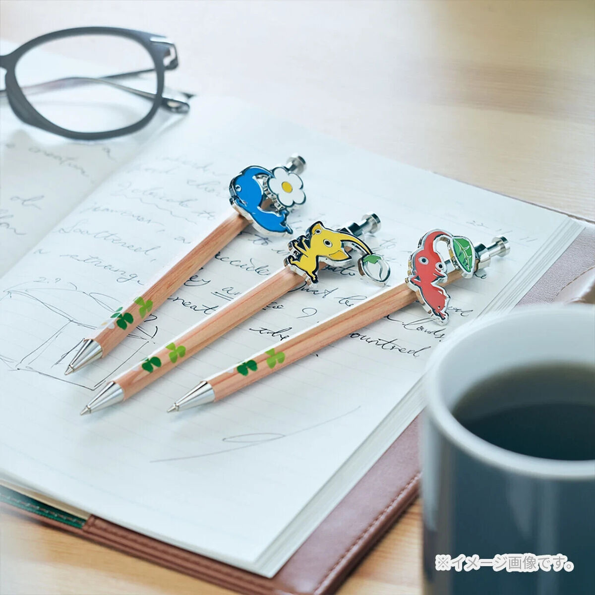 Pikmin Ballpoint pen Red &Yellow & Blue 3 type set /Nintendo