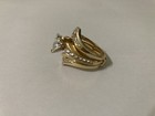 Ladies Diamond Ring - w/3 Bands (14Kt Yellow Gold). Ring Size: 5 — photo 4