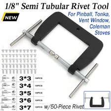 For Pinball Tonka Vent Window Fixed 1/8" Dia Semi Tubular Rivet Fixt Dies Tool