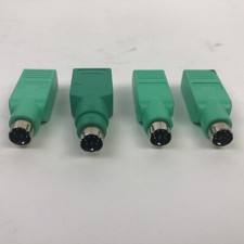 Lot Of 4 USB Female To PS2 Male Adapter Converter 501215-A004 501215-A004 T11 