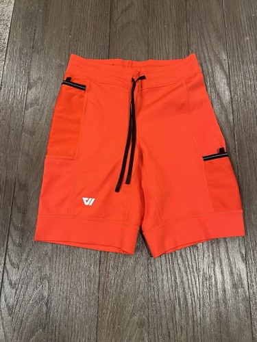 Men’s Wolaco Sprint Half Tights Compression Shorts Race Spandex Lava Red S $128
