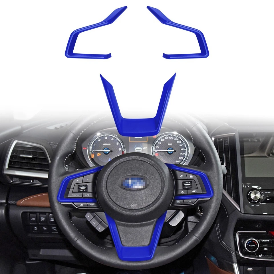 Capa de acabamento de volante Auovo para Subaru Crosstrek Forester Impreza XV Ascent - Imagem 3 de 4