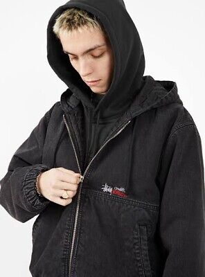 STÜSSY DOUBLE DYE WORK JACKET BLACK L YK | eBay STÜSSY DOUBLE DYE WORK JACKET BLACK L YK | eBay