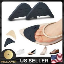 NEW 2PCS Shoe Filler Adjustment Thick Plug Forefoot Insert Toe Pain Relief Soft