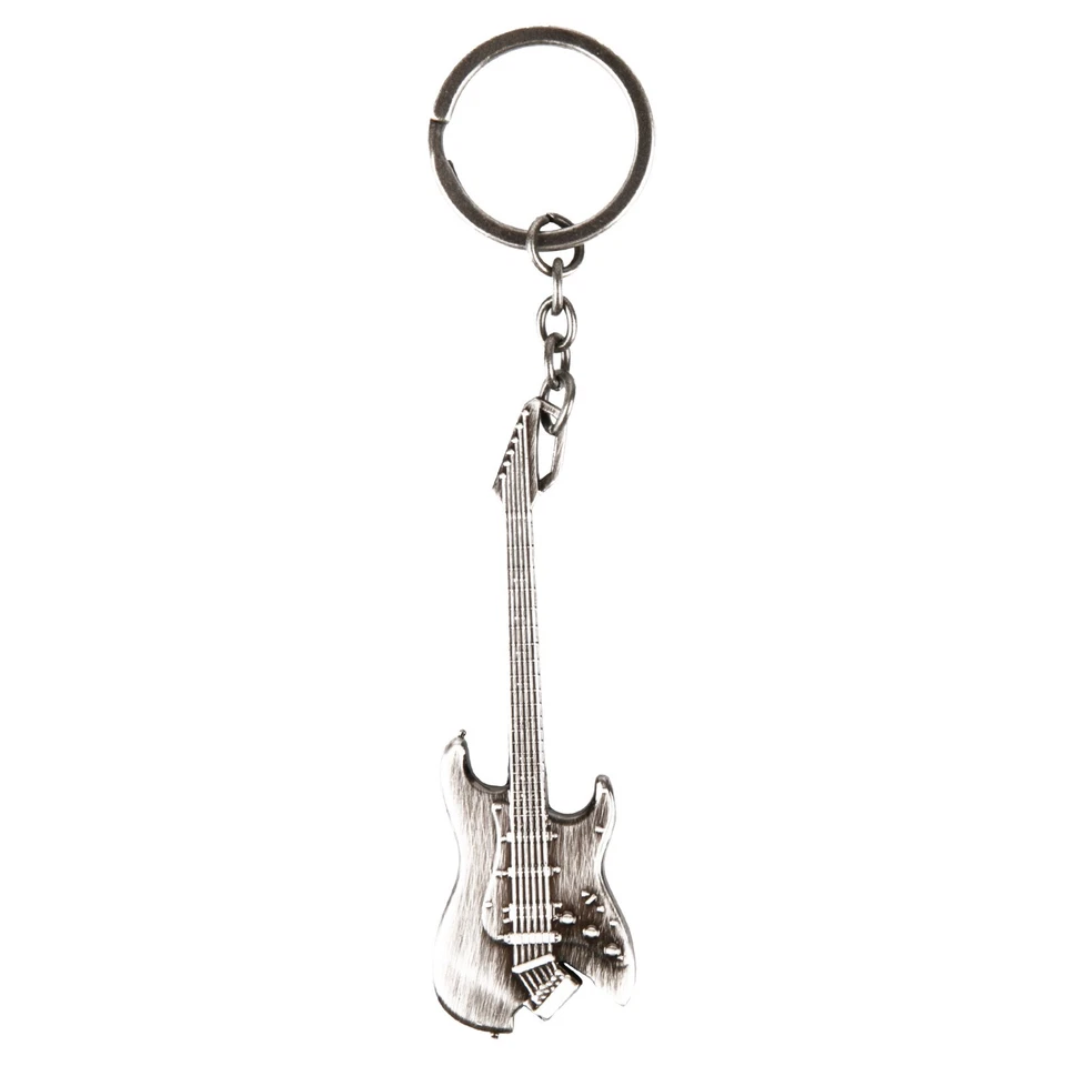Cyberpunk 2077 Johnny's Guitar metal keychain CD Projekt Red Edgerunners NEW - Image 2 of 2