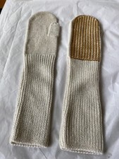 GIRLS GYMBOREE ONE SIZE GOLD SEQUIN LONG MITTENS 6 