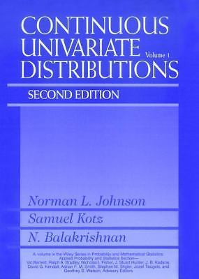 Continuous Univariate Distributions, Volume 1