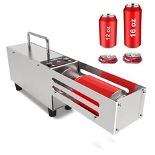 Electric Can Crusher For 16 Oz/12 Oz Cans Desktop Aluminum Can Crusher Portable 