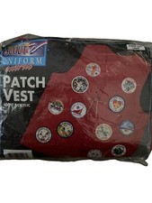 BSA Boy Scouts Of America Cub Scout Uniform Patch Vest Youth Large USA Made NEW