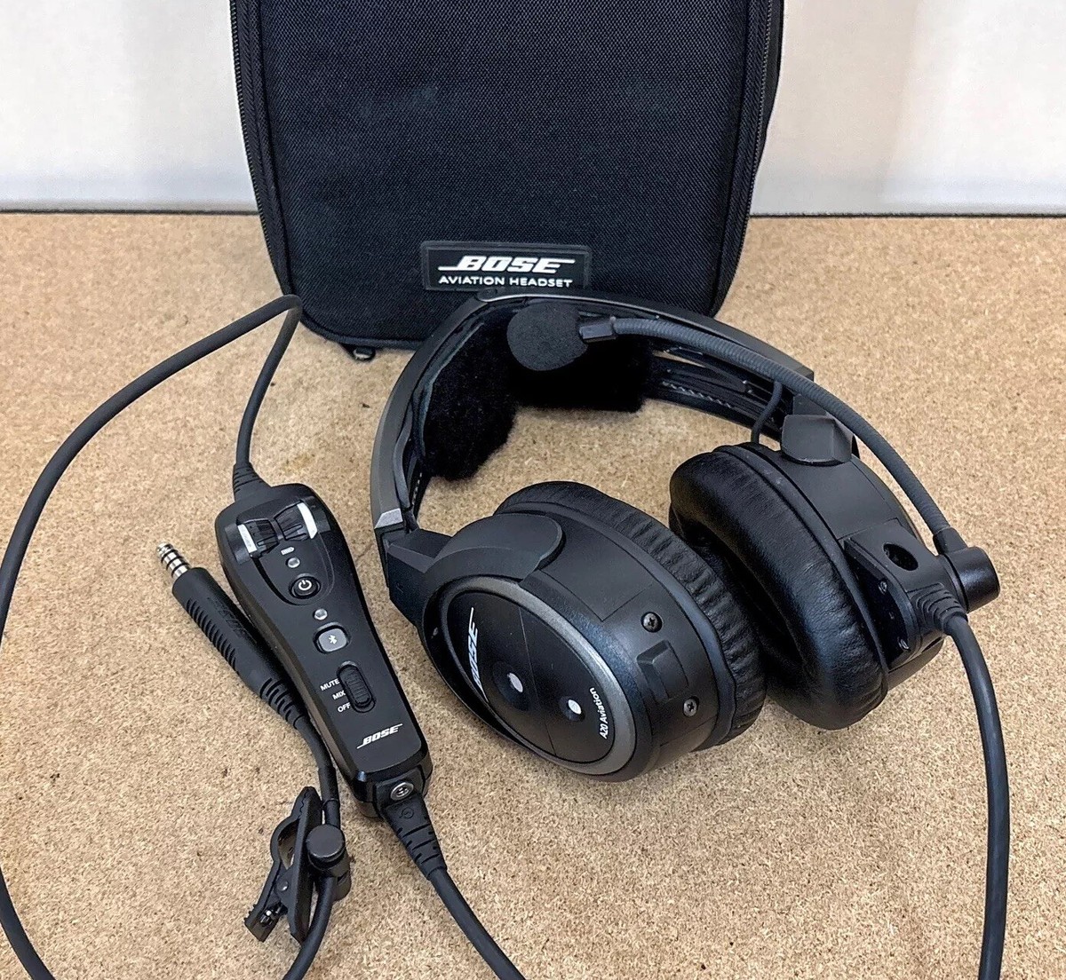 BOSE A20 aviation headset〈U174 DY〉 Bose A20 ANR U174 Helicopter Headset With Bluetooth | eBay