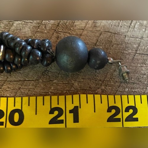 Collana Donna Nero Perline Twist Etnica Boho 22” - Foto 3 di 3