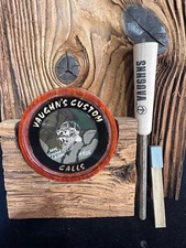 Vaughn's Custom Calls NEW 2025 LIMITED #7/25 Double-sided Glass pot Turkey Call