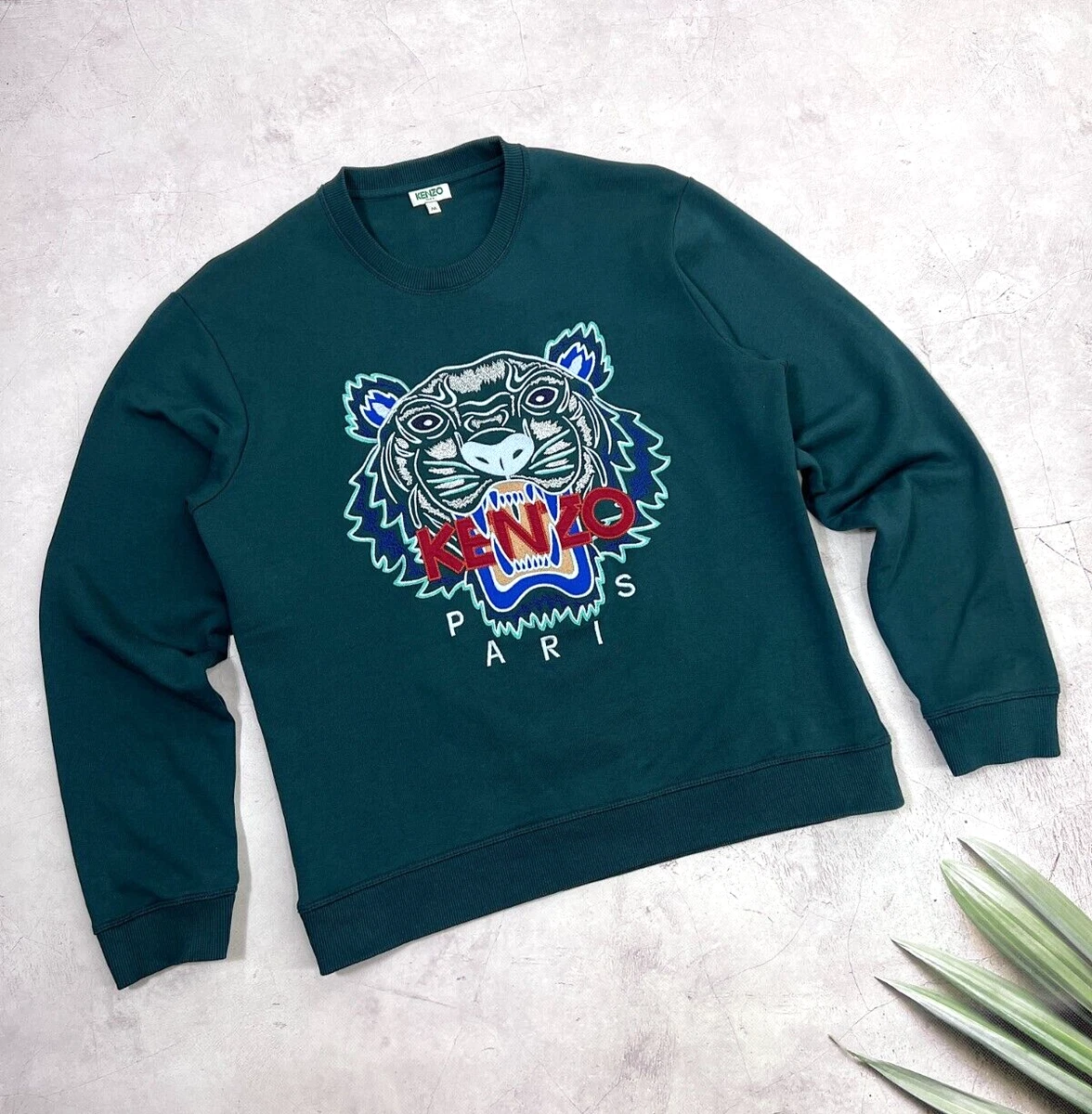 Green kenzo best sale sweatshirt
