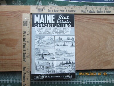 Maine real estate opportunities - state of Maine Publicity Bureau Portland ME