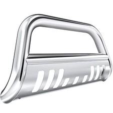 For Toyota 07-21 Tundra 08-22 Sequoia Front Bull Bar Bumper Grille Guard Chrome