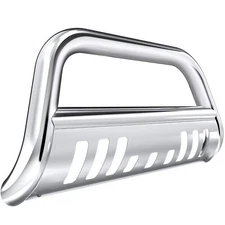 for Toyota 07-21 Tundra 08-22 Sequoia Front Bull Bar Bumper Grille Guard Chrome