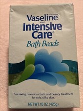 Vaseline Intensive Care Moisturizing Bath Beads Gentle 15 oz NOS