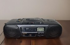 SONY CFD-12 Boombox CD Radio Tape Player/Recorder Mega Bass