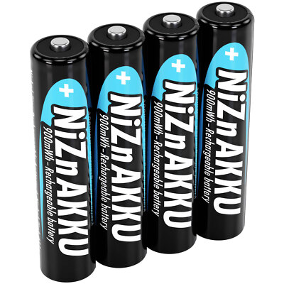 Ansmann 1321-0001 NiZn AAA 550mAh 1.6V 4pc Rechargeable Battery