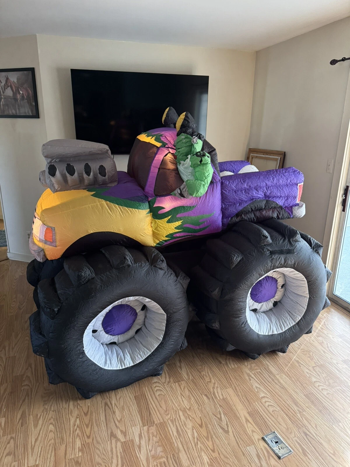 Gemmy 07 Prototype Halloween Monster Truck Sound Inflatable Canadian Exclusive