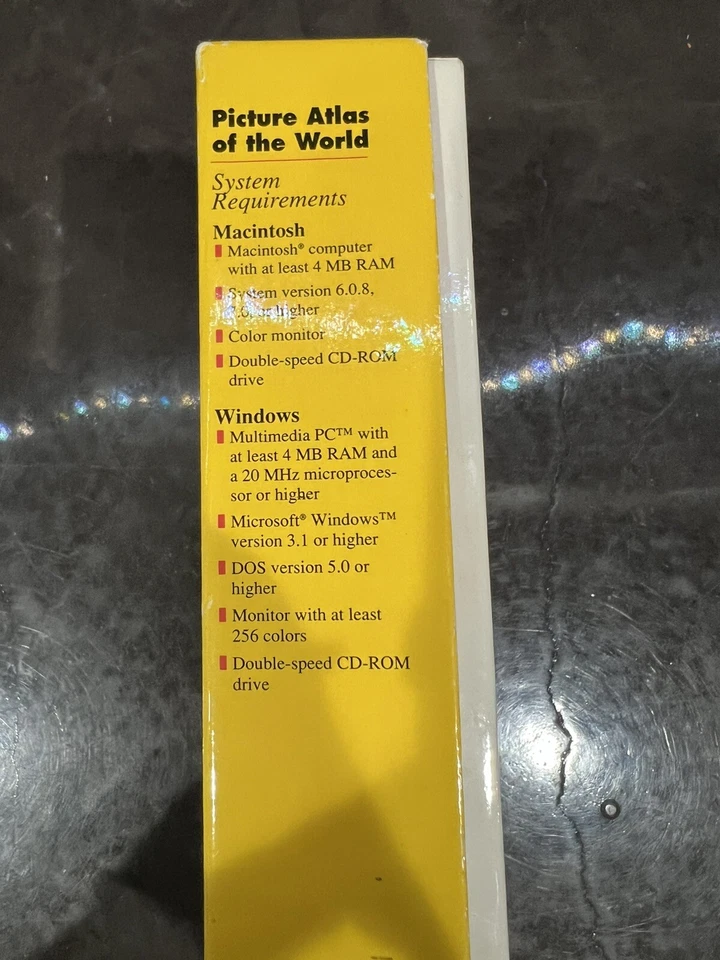 National Geographic CD-ROM Picture Atlas of the World Set Never Used - Open - Image 3 of 4