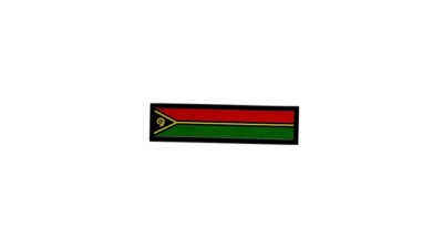Patch Aufnäher Stickerei Druck Reise Souvenir Backpack Flagge Vanuatu R2
