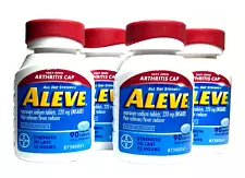 ALEVE 4 X 90 (360 TOTAL) NAPROXEN SODIUM TABLETS 220 mg EXP 09/27 OR LATER