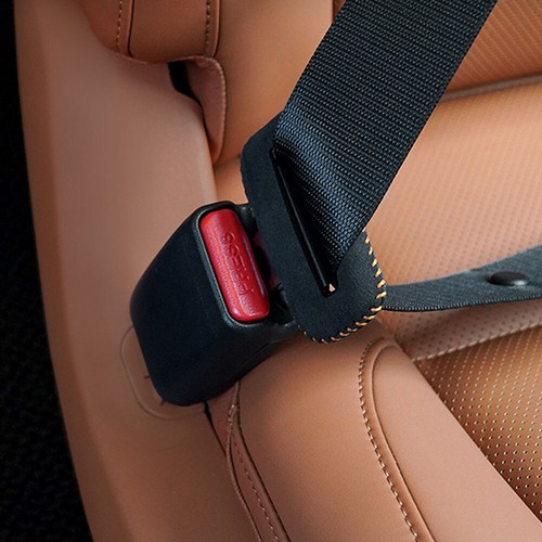 1PCS/2PCS Car Seat Belt Buckle Clip Suede Safety Anti-Scratch Cover Accessories - Picture 10 of 30