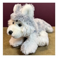 GANZ WEBKINZ ADORABLE PUPPY/DOG "HUSKY" HM 120 NO CODE PLUSH/STUFFED ANIMAL