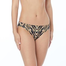 Carmen Marc Valvo Reflections Palm Green Classic Camo Bikini Bottom