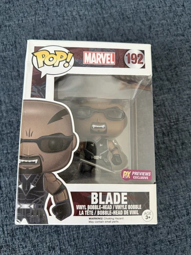Funko Pop #192 Blade Marvel PX vistas previas - caja dañada