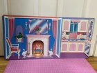 Vintage Barbie Glamour Home Dollhouse 1984 Bedroom Wall Panel Cardboard Part
