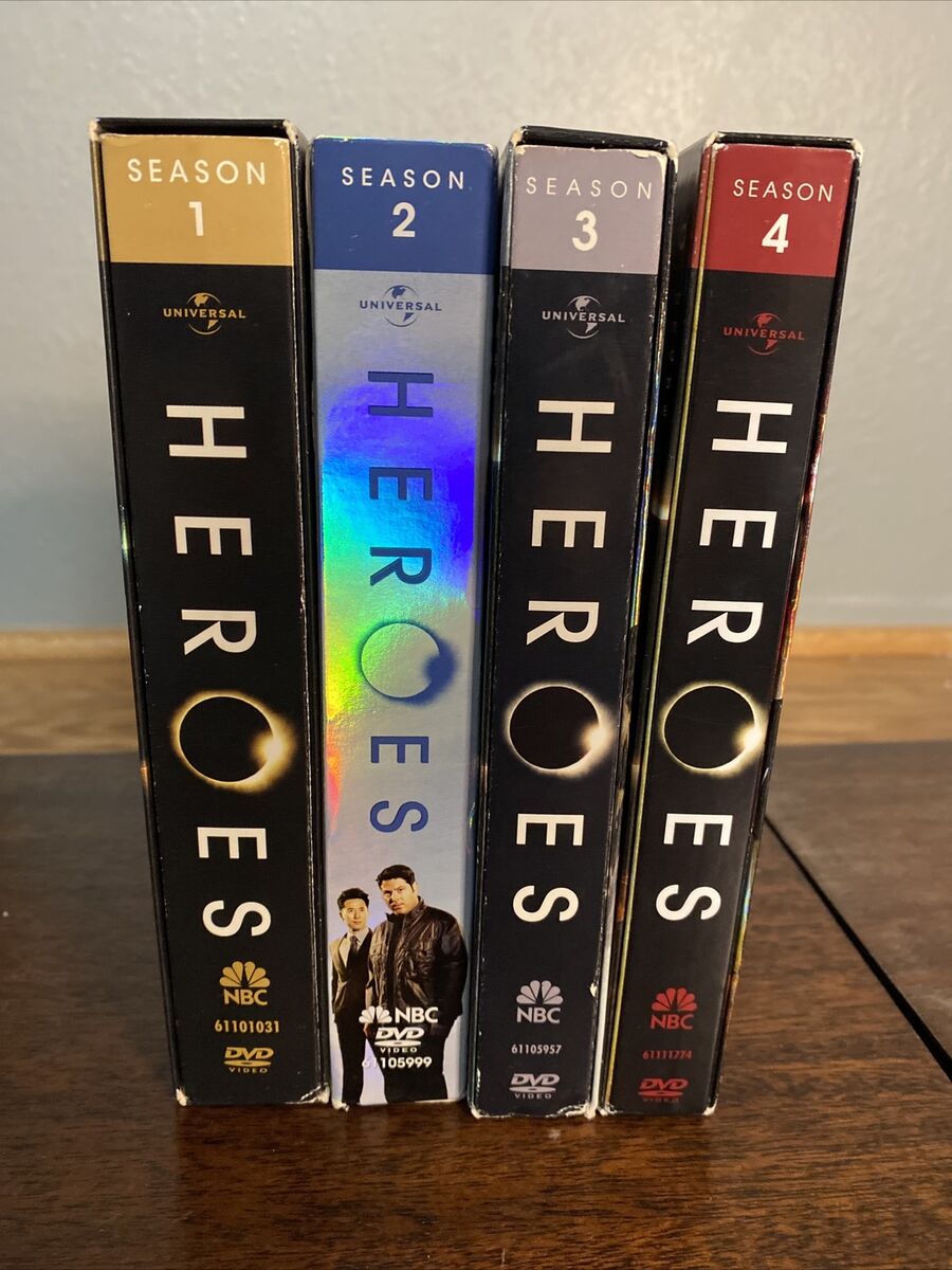 HEROES Season 1-4 NBC The Complete Edition 29 DVD Set Series Sitcom Television HEROES Season 1-4 NBC The Complete Edition 29 DVD Set Series Sitcom Television