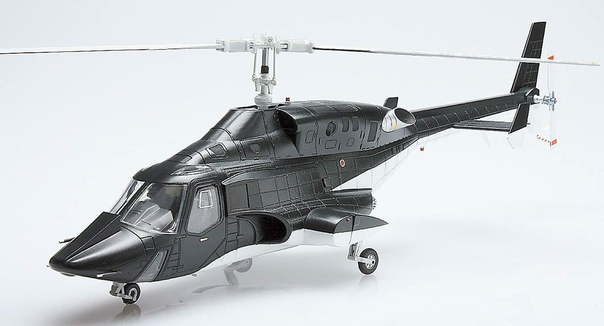 Aoshima Japan AW-01 Airwolf Clear Body 1/48 Plastic model