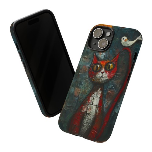 Cat Abstract Painting - Phone Ink Cover Case for iPhone, Galaxy, Pixel - 第 35/281 張圖片