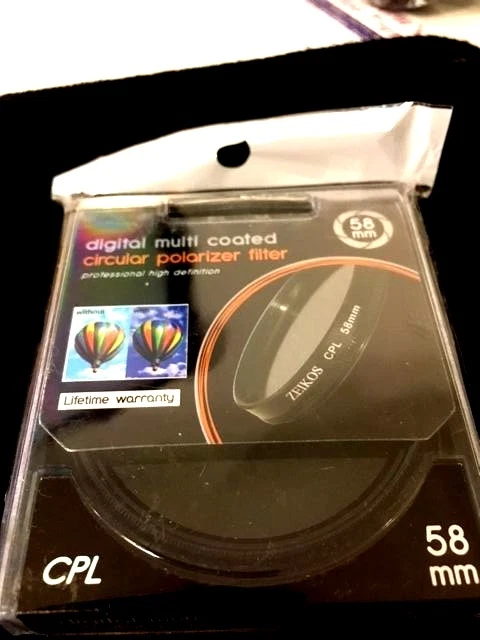 Zeikos Digital Multi-Coated Professional High Definition Circular Polarizer 58mm - Image 2 of 3