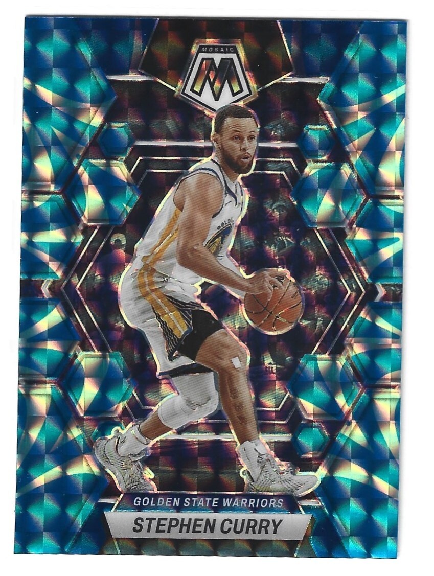【超レア】STEPHEN CURRY MOSAIC PANINI 2022-23 PANINI MOSAIC REACTIVE BLUE #92 STEPHEN CURRY WARRIORS