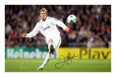 Affiche de David Beckham, impression footballeur anglais, cadeaux de