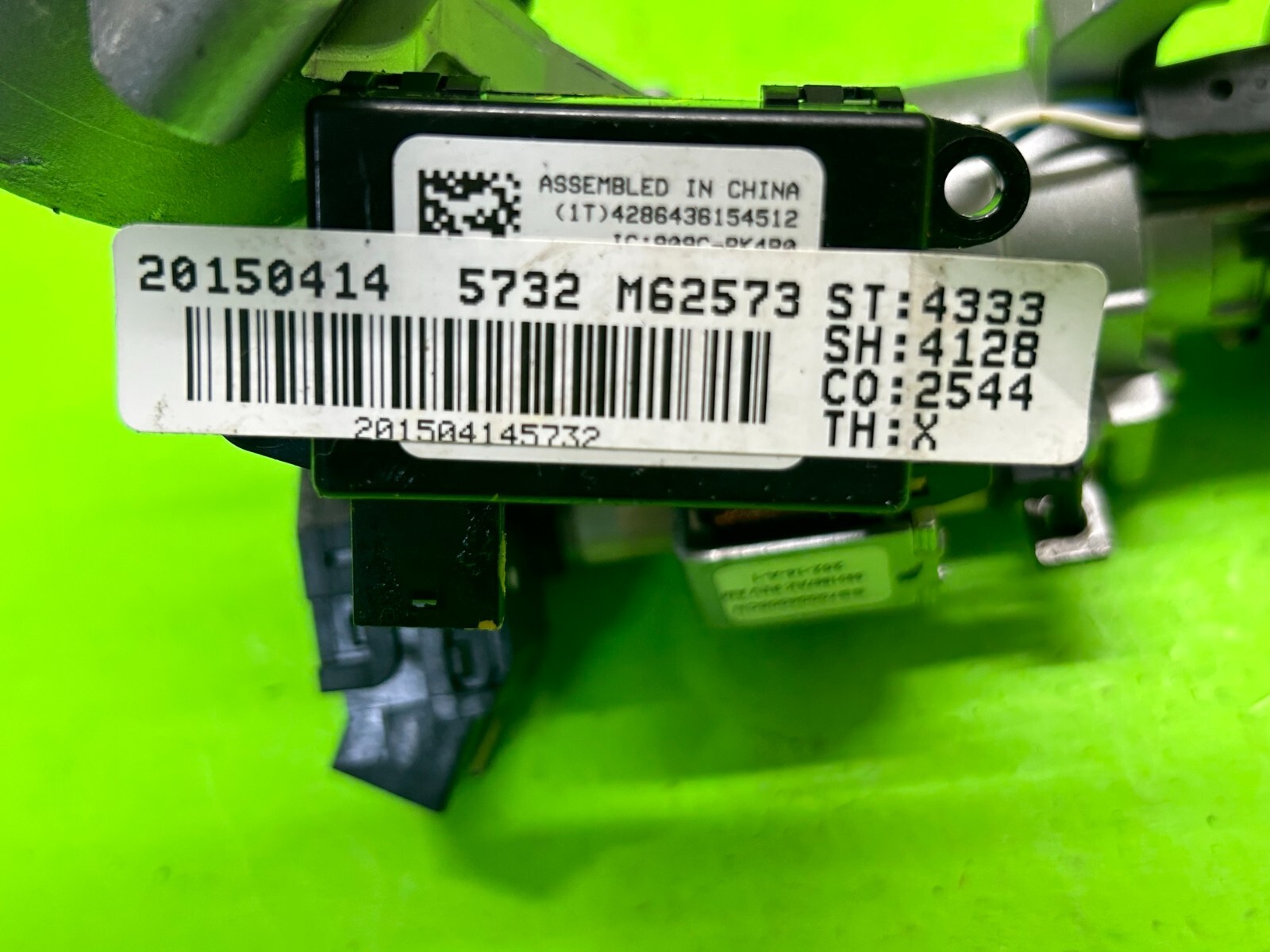 2015-2016 BUICK ENCORE IGNITION SWITCH LOCK W/KEY & IMMOBILIZER OEM