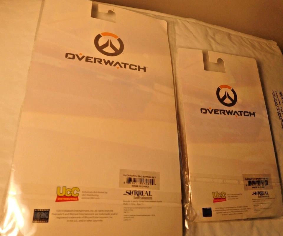 New - Overwatch Large 5 Pack Button Set + 12 Pack Small Button Set-2018 Blizzard - Image 4 of 4