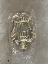 box of 25 - Golden Harp LYRE Trophy Topper Plastic music theme award